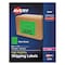 Avery High-Visibility Permanent Laser ID Labels, 8 1/2 x 11, Neon Green, 100PK 5940 - alternate 1